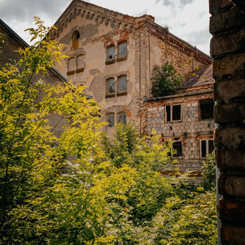 Brewery with underground factory