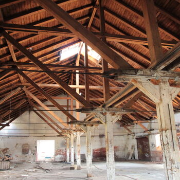 A station with a dark history where trains no longer stop A station with a dark history where trains no longer stop