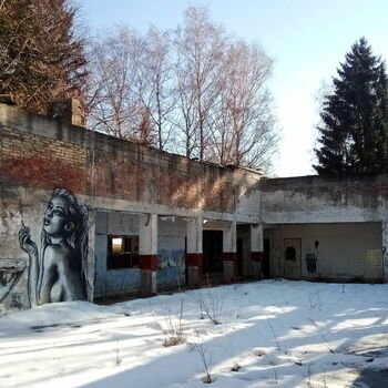 sníh zima počasí garáž