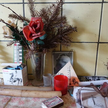 Hájovna ve stráni.