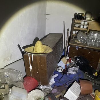 das Haus voller Zeug