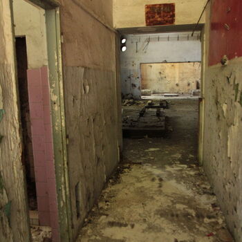 Monumental dark landmark of the city 2023