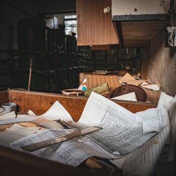 Very well preserved heating plant