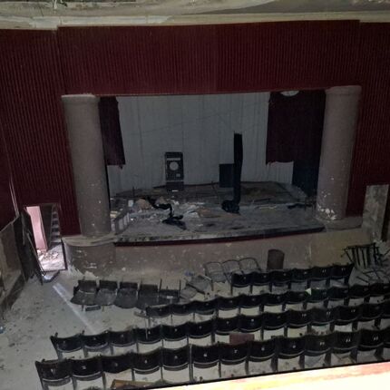 Abandoned cinema