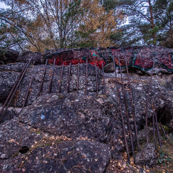Bunkr/hangár pro prototypy ve druhé světové válce