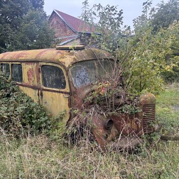 Der bekannte Friedhof der Krankenwagen