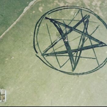 Former recreation centre 🏚️🌲🌲