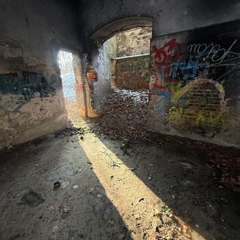 Alter Schießstand und Wassertank