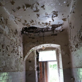 staré zeď věznice Štuk Architektura budova