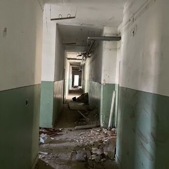 Abandoned railway station