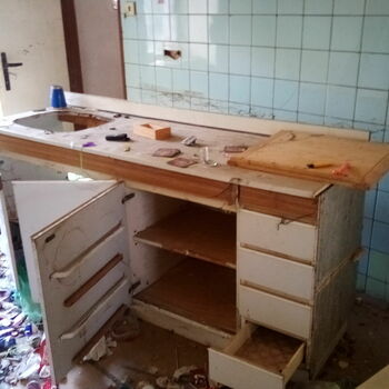 kuchyně interiér místnost nábytek kamna domácí dům