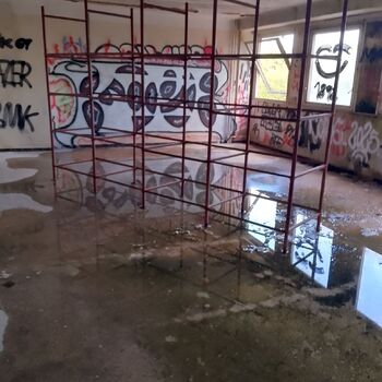 Abandoned watering hole