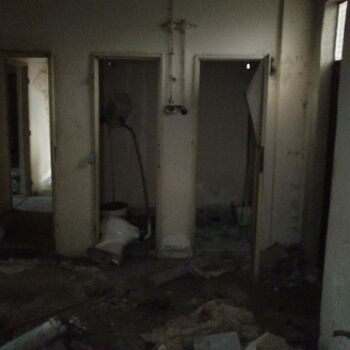 Buňka interiér místnost dům domácí