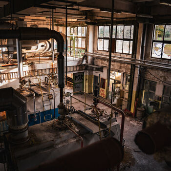 Very well preserved heating plant