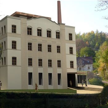 Die Spinnerei, die den Umbau nicht bestanden hat