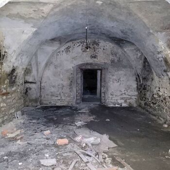 🏰Ein Schloss in Schwierigkeiten. Mit einem großen Keller.