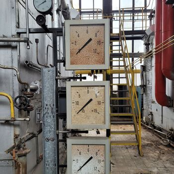 Kdysi každý velký podnik měl velkou kotelnu s vysokým komínem