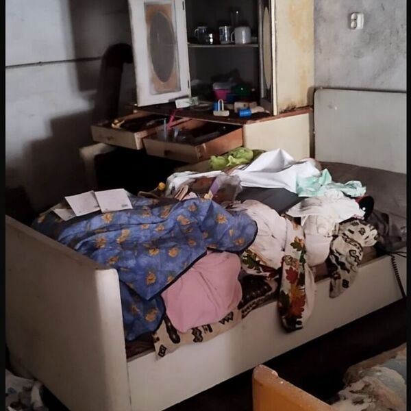 Opuštěný dům vraždy plně zachovalý