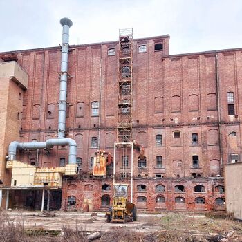 Factory across the border