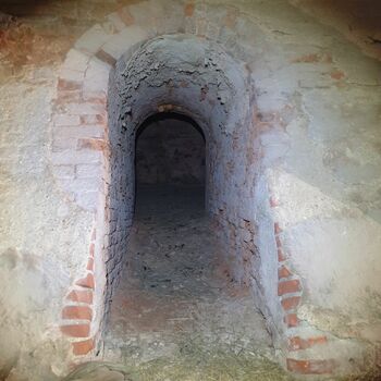 Trezor Buňka Architektura staré střecha starověké kámen zeď