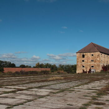 Farmyard with granary and mill ruins 2023 Farmyard with granary and mill ruins 2023