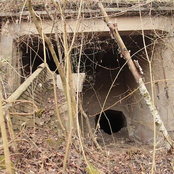 The "throat" of the cement works