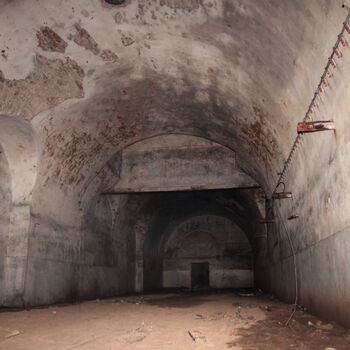 Monumental dark landmark of the city 2023