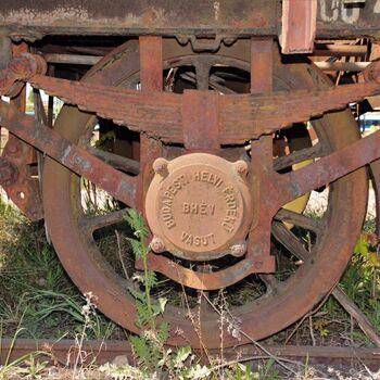 Železniční dvůr v Maďarsku 2019