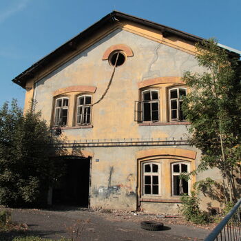 Monumental dark landmark of the city 2023