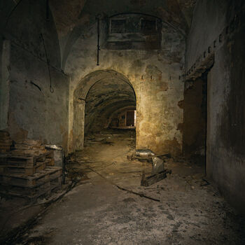 Brewery with underground factory