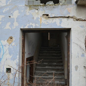 zeď Architektura budova staré okno Štuk cihla