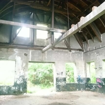 Production hall of the former quarry 2020