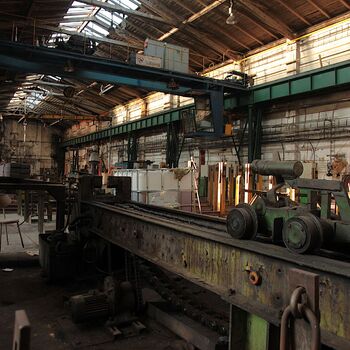 Hala tažírny a Čert