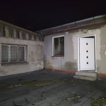 Why did they close? An abandoned guesthouse at night...