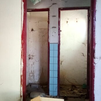 structural member door sill old wall