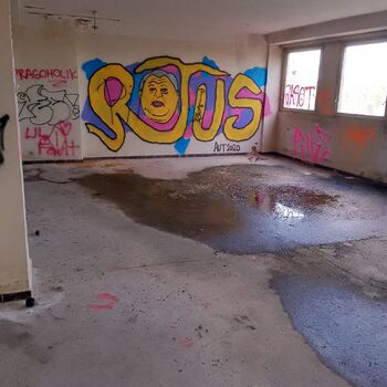 Abandoned watering hole