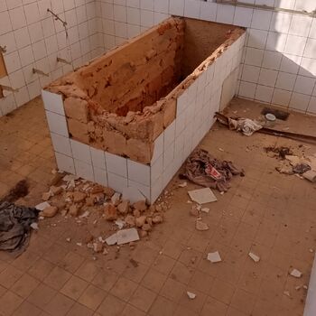 Abandoned watering hole