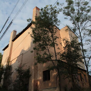 Sušárna chmele na zámeckém dvoře