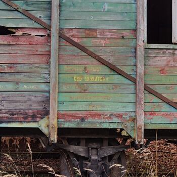 Railway carriages and station building_2024