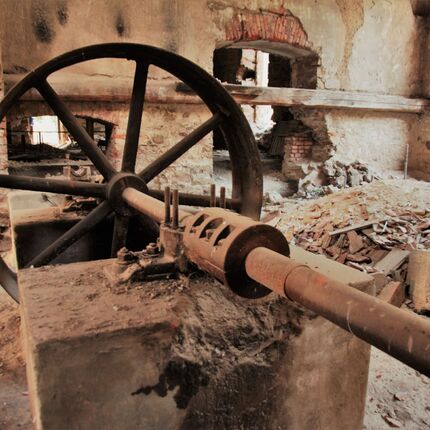 Ancient blast furnace near Brda