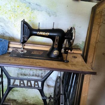 An abandoned house in the middle of a village