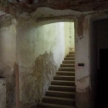 Buňka krok podpora Architektura staré zeď