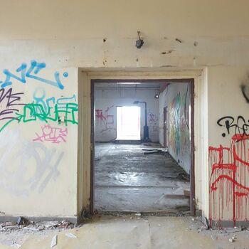 zeď dveře Architektura