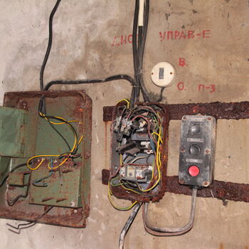 Soviet hospital on the outskirts of the city Soviet hospital on the outskirts of the city