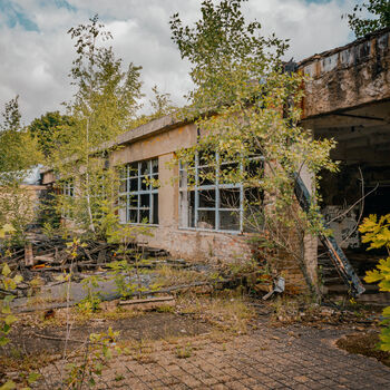 Brewery with underground factory