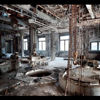 Factory across the border