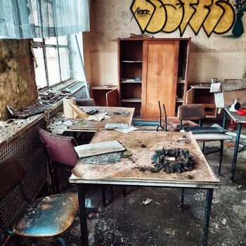 Factory across the border