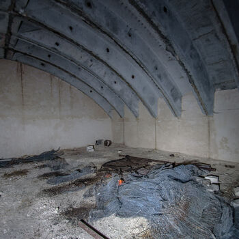 Nikdy nedokončený nový bunkr AU-13 - Bojové velitelské centrum