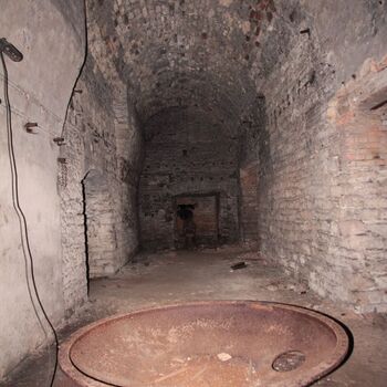 Monumental dark landmark of the city 2023