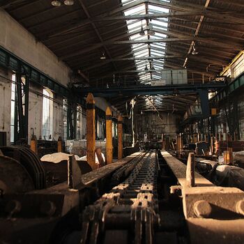 Hala tažírny a Čert